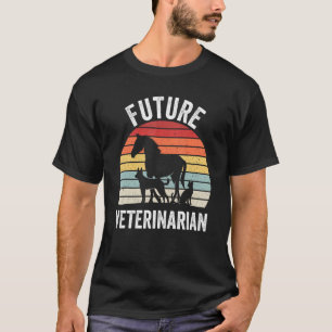 Camiseta Futuro Niño Veterinario Chica Veterinario Costum