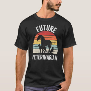 Camiseta Futuro Niño Veterinario Chica Veterinario Costum