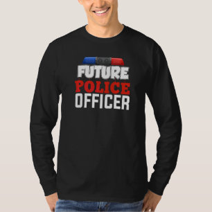 Camiseta Futuro Oficial de Policía Encargado de Hacer Cumpl