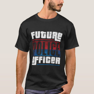 Camiseta Futuro Oficial de Policía Policía Policía Policía 