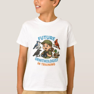 Camiseta Futuro Ornitólogo en Formación - Cute Birdwatchi