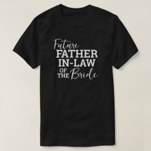 Camiseta Futuro padre en la ley del Boda Bride BV
