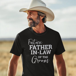 Camiseta Futuro padre en la ley del Boda de Groom BV