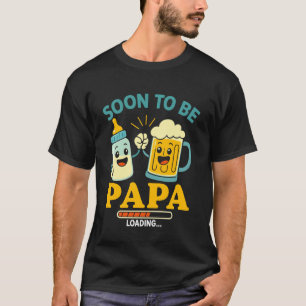 Camiseta Futuro padre PRONTO SERÉ PAPÁ Divertido futuro pap