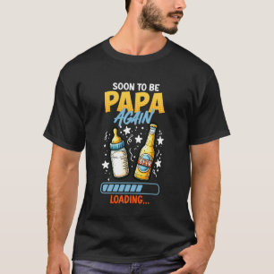 Camiseta Futuro padre PRONTO SERÉ PAPÁ OTRA VEZ Divertido P
