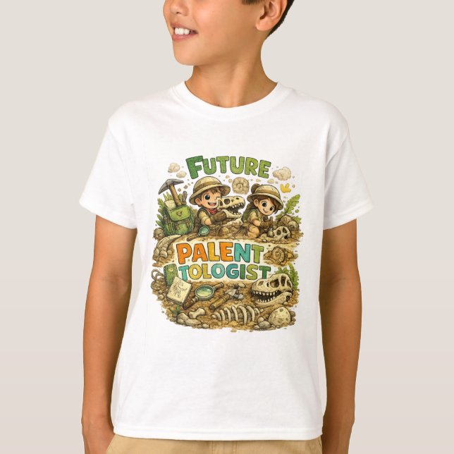 Camiseta Futuro Paleontólogo (Anverso)