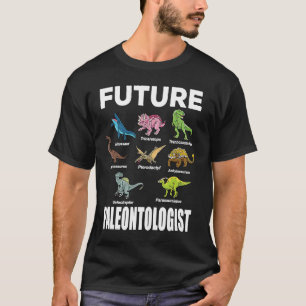 Camiseta Futuro Paleontólogo Dinosaurios  Fósiles Paleontol