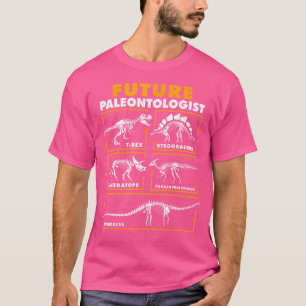 Camiseta Futuro Paleontólogo Fósil de Dinosaurio Paleontolo