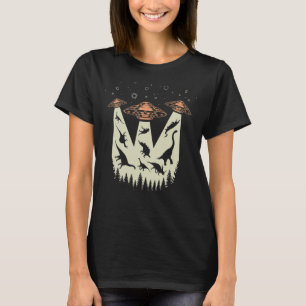 Camiseta Futuro Paleontólogo Secuestro de Dinosaurios Alien