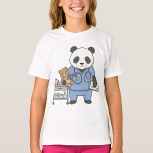 Camiseta Futuro Panda Enfermero: Adorable Estudiante de Med