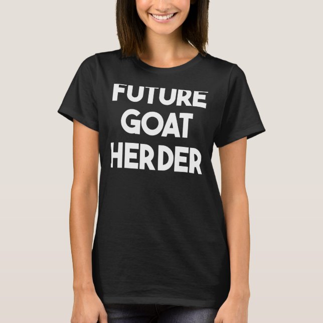 Camiseta Futuro pastor de cabras (Anverso)