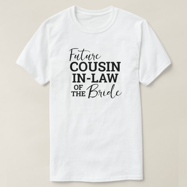 Camiseta Futuro primo en la ley de la novia Boda de la viol (Diseño del anverso)
