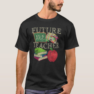 Camiseta Futuro profesor ABC Crayon Apple Funny Kid