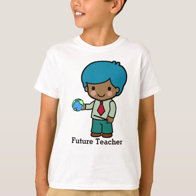 Camiseta Futuro profesor con el mundo (Anverso)