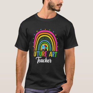 Camiseta Futuro Profesor De Arte Genial Arcoiris Estudiante