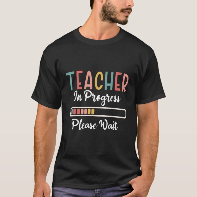 Camiseta Futuro Profesor De Idea De Maestros En Curso Por F (Anverso)