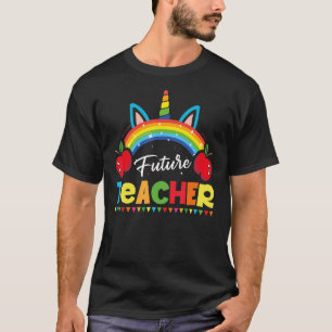 Camiseta Futuro profesor de ropa temática arcoiris 1