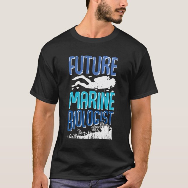 Camiseta Futuro regalo de biólogo marino (Anverso)