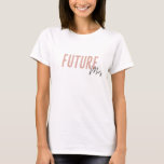 Camiseta Futuro Sra Bridal Shower Bachelorette Color Person<br><div class="desc">Los colores del texto se pueden cambiar para adaptarlos a su tema</div>