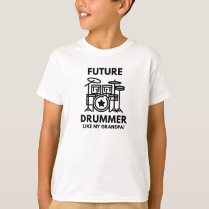 Camiseta Futuro tambor como mi abuelo