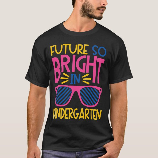 Camiseta Futuro tan brillante en jardines de infancia gafas (Anverso)