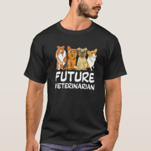 Camiseta Futuro Veterinario Vet Tech Veterinario Animales