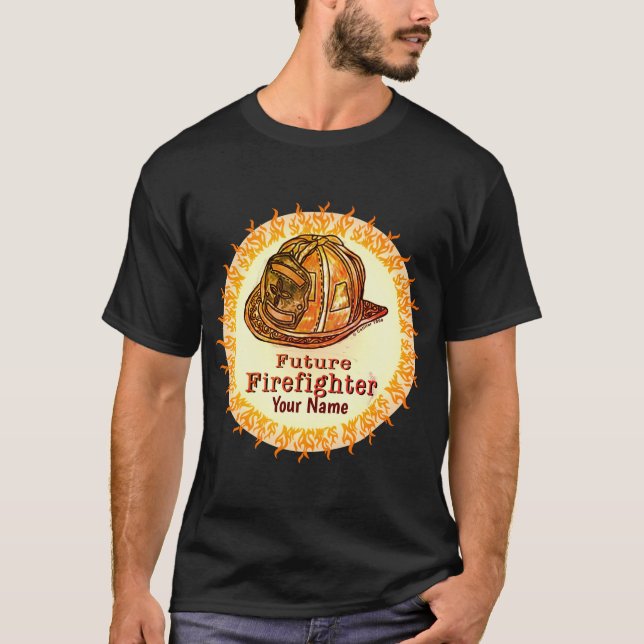 Camiseta Futuros bomberos de bomberos (Anverso)