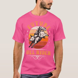Camiseta Futuros Jinetes de Toros Muchachos Rodeo Jinetes d