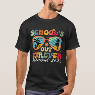 Camiseta Fuuny school's out forever retirement 2023