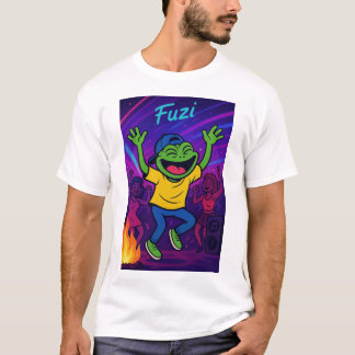 Camiseta FUZI - ¡Hora Fiesta! Camisas de calzado de rana ba
