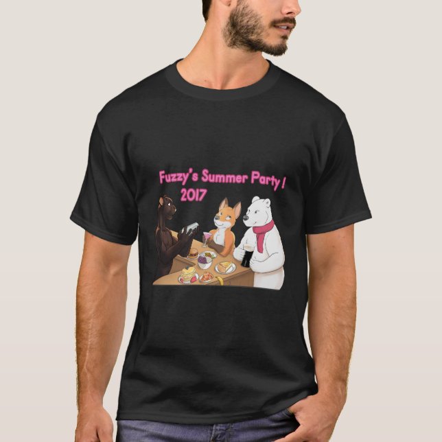 Camiseta Fuzzy's Party, Summer 2017! Tee Shirt (Anverso)