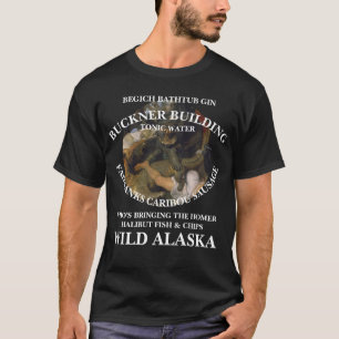 CAMISETA FV COHO AK BAÑERA GIN SALCHICHA DE CARIBÚ PESCADO