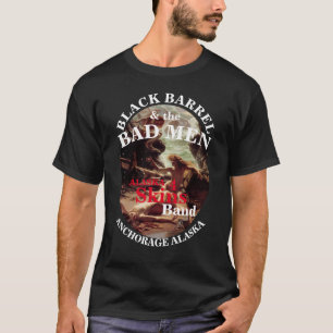 CAMISETA FV COHO NEGRO BARRIL MALOS HOMBRES ANCLAJE ALASKA 