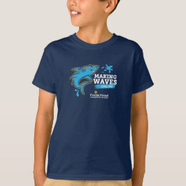 Camiseta FVES Haciendo olas en línea para jóvenes