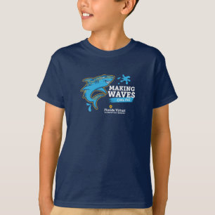 Camiseta FVES Haciendo olas en línea para jóvenes