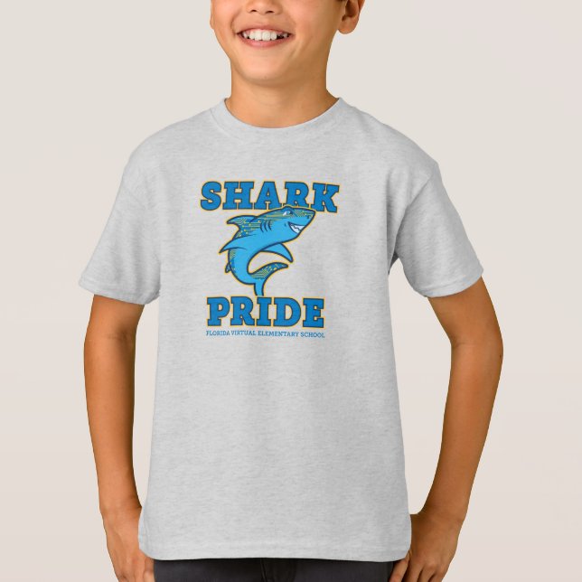 Camiseta FVES, Orgullo del Tiburón, Juventud Ash (Anverso)