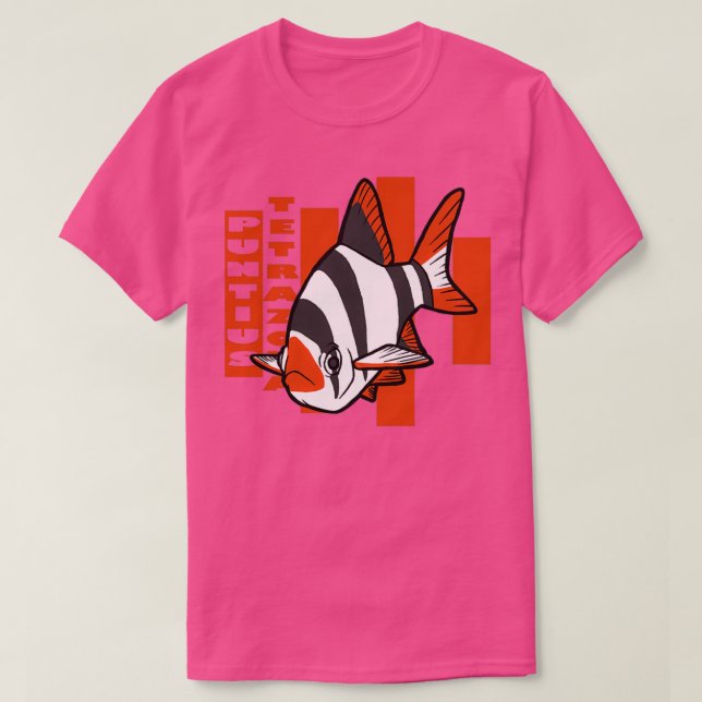 Camiseta FW Fish Tiger Barb (Diseño del anverso)