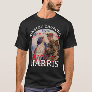 CAMISETA FW HG SL WINSTON CHURCHILL VOTA KAMALA HARRIS