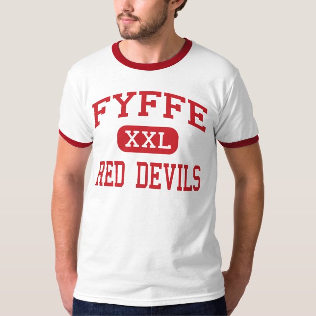 Camiseta Fyffe - diablos rojos - High School secundaria - (Anverso)