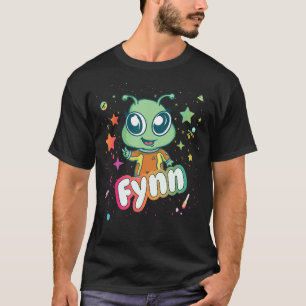 Camiseta FYNN - Nombre de niño pequeño con un lindo extranj