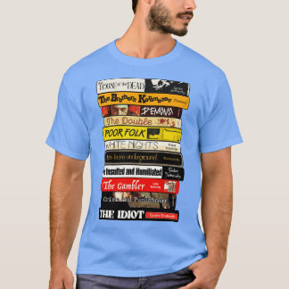 Camiseta Fyodor Dostoyevsky Books Stack