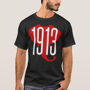 Camiseta G1913 negrita Escuela de fondo para elefantes