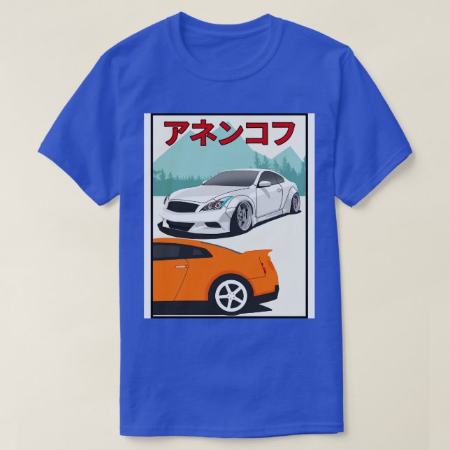 Camiseta G37 vs GTR (Diseño del anverso)