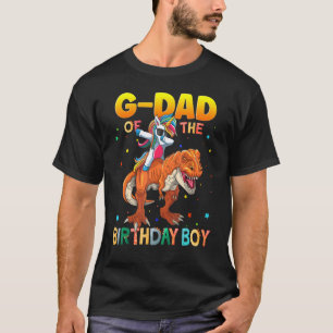 Camiseta G Dad Of Birthday Boy Dabbing Unicorn Riding D