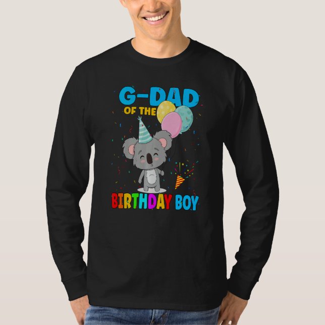Camiseta G Dad Of Birthday Boy Koala Bear Family Koalas (Anverso)