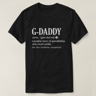 Camiseta G-Daddy Definition Funny Meaning Cool Grandpa Gift