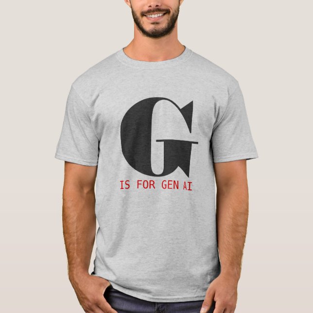 Camiseta G es para Gen AI (Anverso)