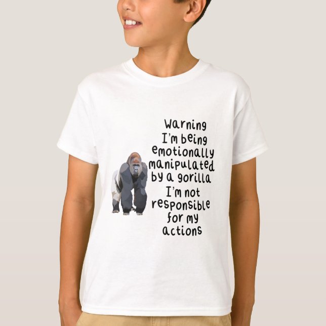 Camiseta G es para Gorila (Anverso)