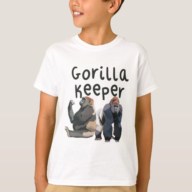 Camiseta G es para Gorila Keeper (Anverso)