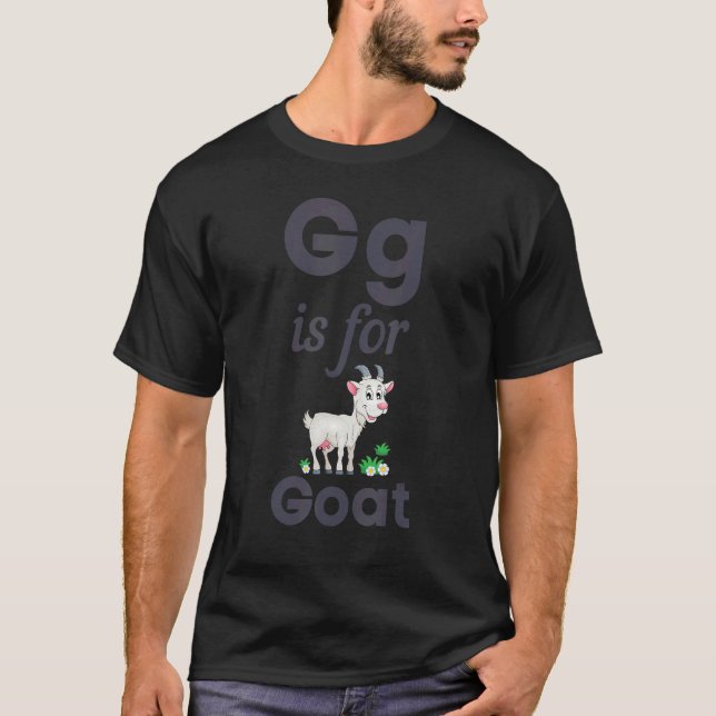 Camiseta G Es Para La Escuela Primaria De Cabra (Anverso)